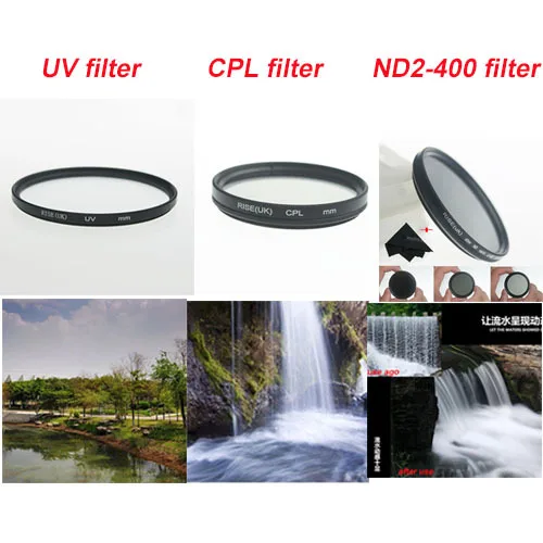 72mm UV Filter + 72 mm Circular Polarizing CPL +72mm ND2 to ND400 Lens Filter Kit for Canon Nikon Sony camera filters
72mm UV Filter + 72 mm Circular Polarizing CPL +72mm ND2 to ND400 Lens Filter Kit for Canon Nikon Sony camera filters