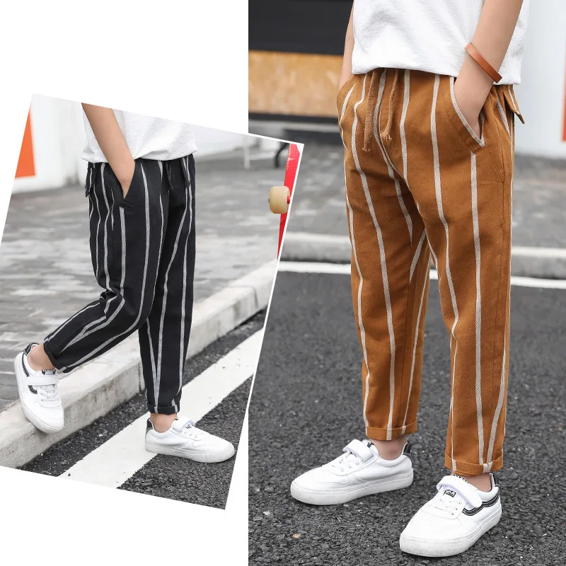 Hot sale free shipping children's trousers boys striped trousers 2019 autumn new big children's children's casual fashion pants
Hot sale free shipping children's trousers boys striped trousers 2019 autumn new big children's children's casual fashion pants
