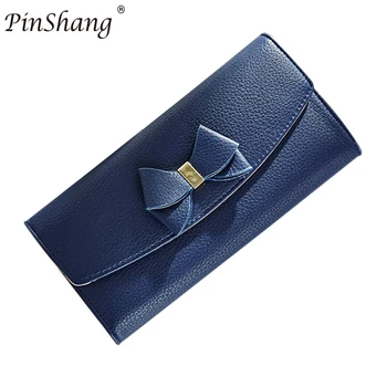 PinShang Stylish Women Bowknot Wallet Fashion Elegant Large Capacity Buckle Long Purse Creative Card Holder Multi Color ZK28
PinShang Stylish Women Bowknot Wallet Fashion Elegant Large Capacity Buckle Long Purse Creative Card Holder Multi Color ZK28
