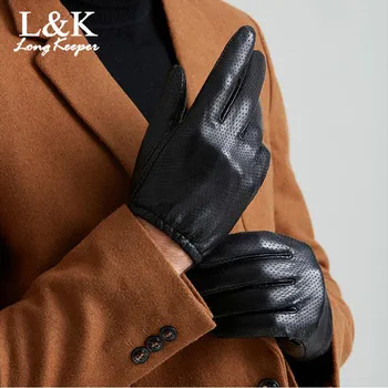 Long Keeper Top Quality Real Genuine Leather Men Touch Screen Full Finger Gloves Wrist Finger Male Cycling Guantes Tacticos G219
Long Keeper Top Quality Real Genuine Leather Men Touch Screen Full Finger Gloves Wrist Finger Male Cycling Guantes Tacticos G219