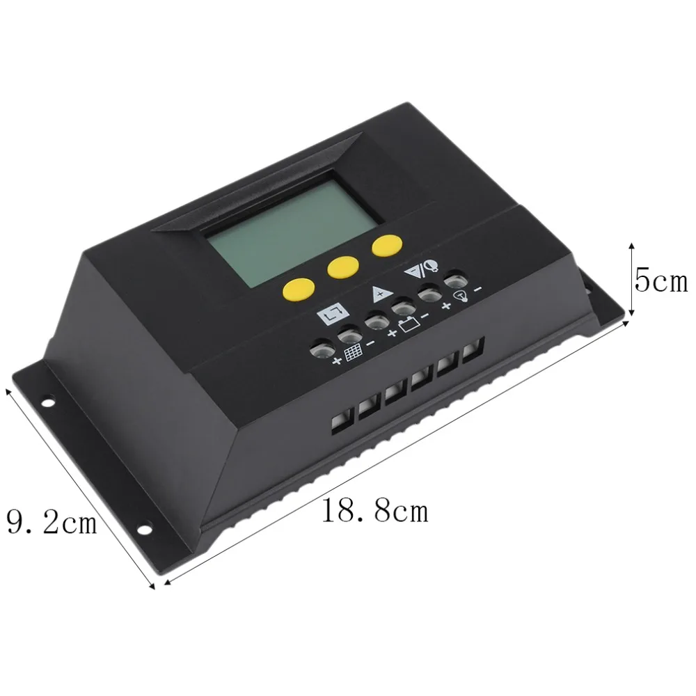Professional 30A Solar Regulator Solar Charge Controller LCD Solar Genetator Solar Panel Charge Regulator Black
Professional 30A Solar Regulator Solar Charge Controller LCD Solar Genetator Solar Panel Charge Regulator Black