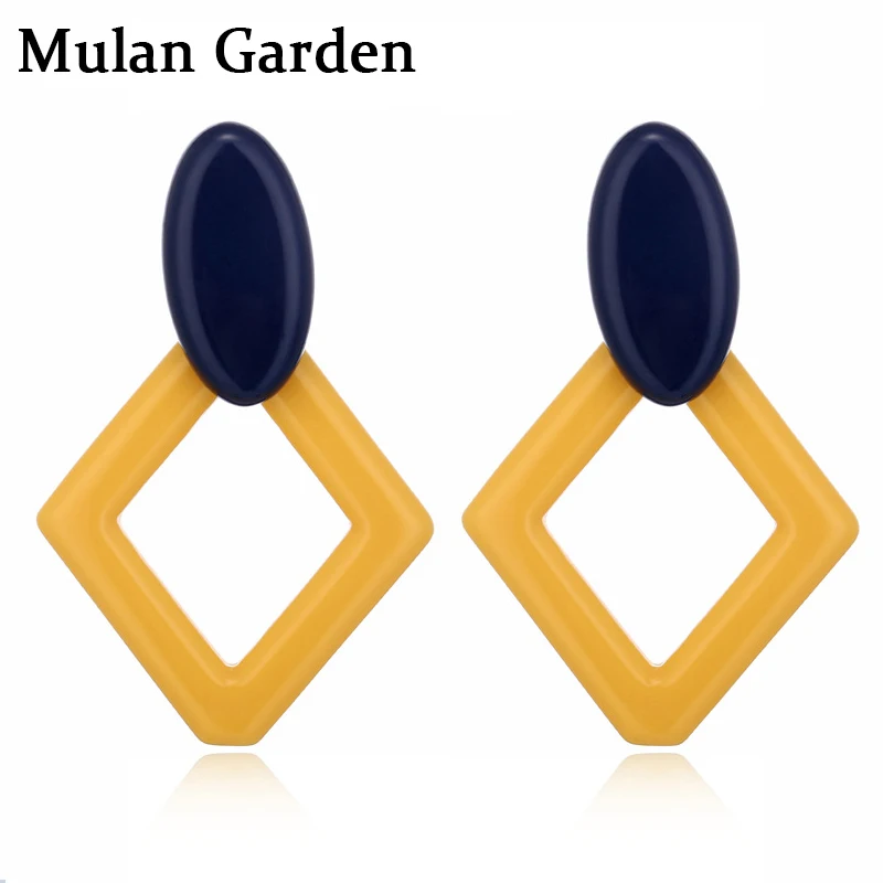M&G Fashion Rhombus Yellow Acrylic Earrings for Women Red Purple Acetic Acid Pendant Elegant Dangle Earrings Resin Jewelry 2019
M&G Fashion Rhombus Yellow Acrylic Earrings for Women Red Purple Acetic Acid Pendant Elegant Dangle Earrings Resin Jewelry 2019