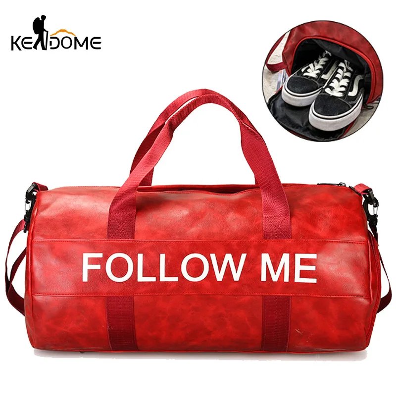 Fitness Gym Bag Women Men Travel Training Bags Handbag PU Leather Shoulder Crossbody Letter Printed Gymnastics Yoga Sport XA80D 
Fitness Gym Bag Women Men Travel Training Bags Handbag PU Leather Shoulder Crossbody Letter Printed Gymnastics Yoga Sport XA80D