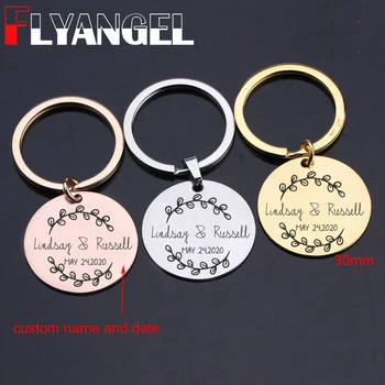FLYANGEL Custom Name And Date Keychain Couples Anniversary Keyring Gifts Souvenir Key Holder Gifts For Husband Wife
FLYANGEL Custom Name And Date Keychain Couples Anniversary Keyring Gifts Souvenir Key Holder Gifts For Husband Wife