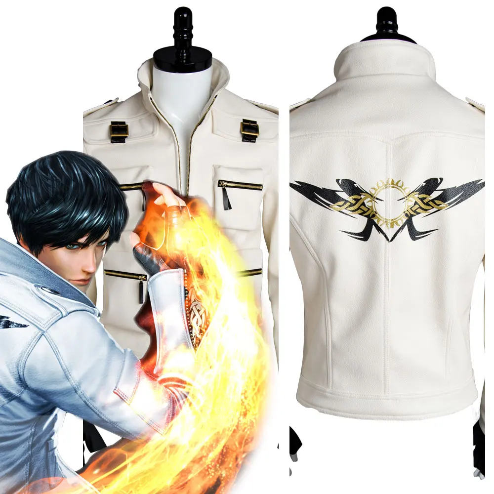 Hot King of Fighters 97 Kyo Kusanagi Fighting Gloves Cosplay Costume Accessories