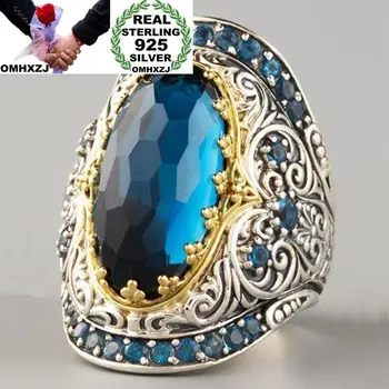 OMHXZJ Wholesale European Fashion Woman Man Party Wedding Gift Vintage Topaz 925 Sterling Silver 18KT Yellow Gold Ring RR366
OMHXZJ Wholesale European Fashion Woman Man Party Wedding Gift Vintage Topaz 925 Sterling Silver 18KT Yellow Gold Ring RR366