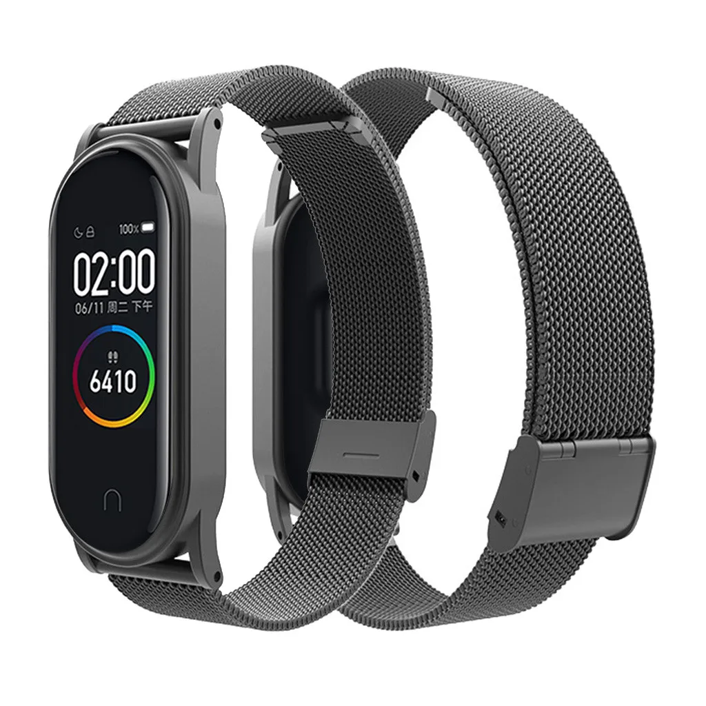 Suitable for Xiaomi Mi Band 4 replacement with Milan stainless steel mesh belt sports sweat-proof breathable bracelet belt #10
Suitable for Xiaomi Mi Band 4 replacement with Milan stainless steel mesh belt sports sweat-proof breathable bracelet belt #10