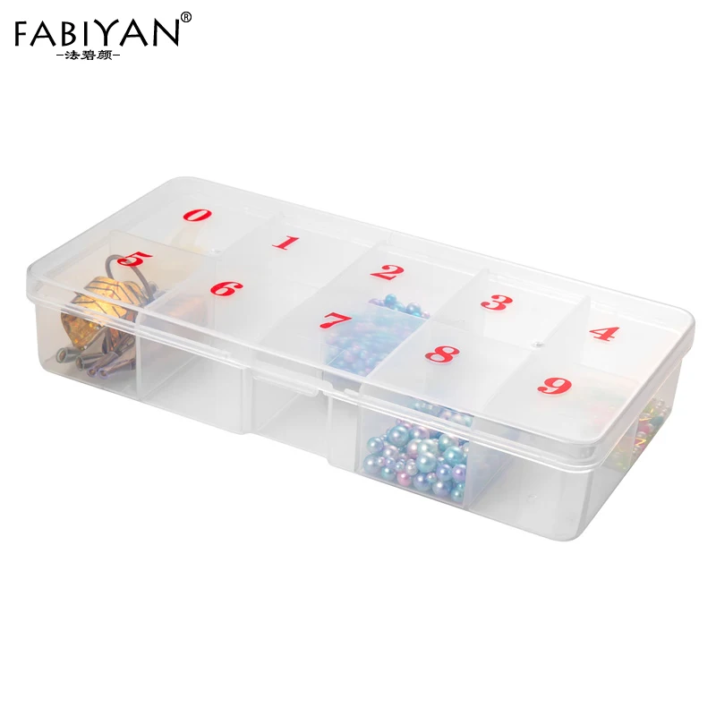10 Cells Nail Art Tools Empty Box Storage Container Organizer Case For Gems False Rhinestone Decoration Glitter Tips
10 Cells Nail Art Tools Empty Box Storage Container Organizer Case For Gems False Rhinestone Decoration Glitter Tips