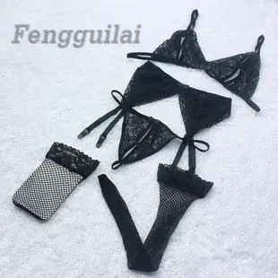 Fast Shipping New Sexy Lingerie Women Lace Brassiere +Thong +Garter Belt +Stockings
Fast Shipping New Sexy Lingerie Women Lace Brassiere +Thong +Garter Belt +Stockings