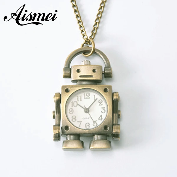 

Antique Retro Vintage Alien Round Rectangle Bicycle Metal Steampunk Quartz Necklace Pendant Chain Small Pocket Watch For Gift