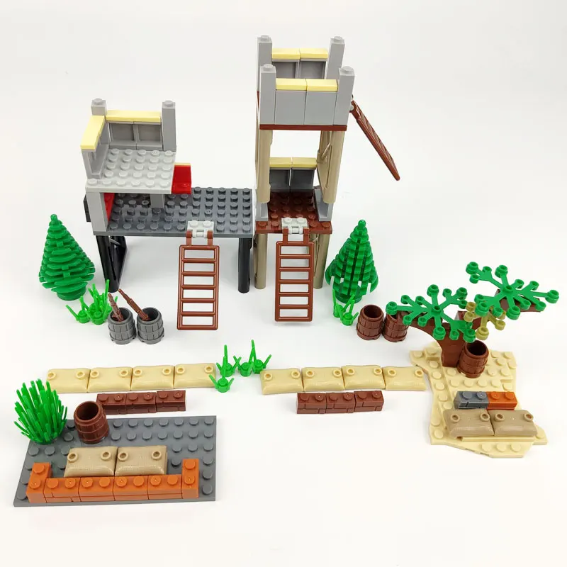 Legoing Blocks Military WW2 The Toy Warning Station Police Dog Wall Bricks Building Kits Toys For Children Military Weapon Kits
Legoing Blocks Military WW2 The Toy Warning Station Police Dog Wall Bricks Building Kits Toys For Children Military Weapon Kits