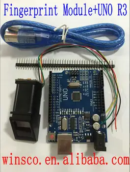 1PCS Fingerprint Module Optical fingerprint sensor + 1pcs UNO R3 MEGA328P with usb cable
1PCS Fingerprint Module Optical fingerprint sensor + 1pcs UNO R3 MEGA328P with usb cable