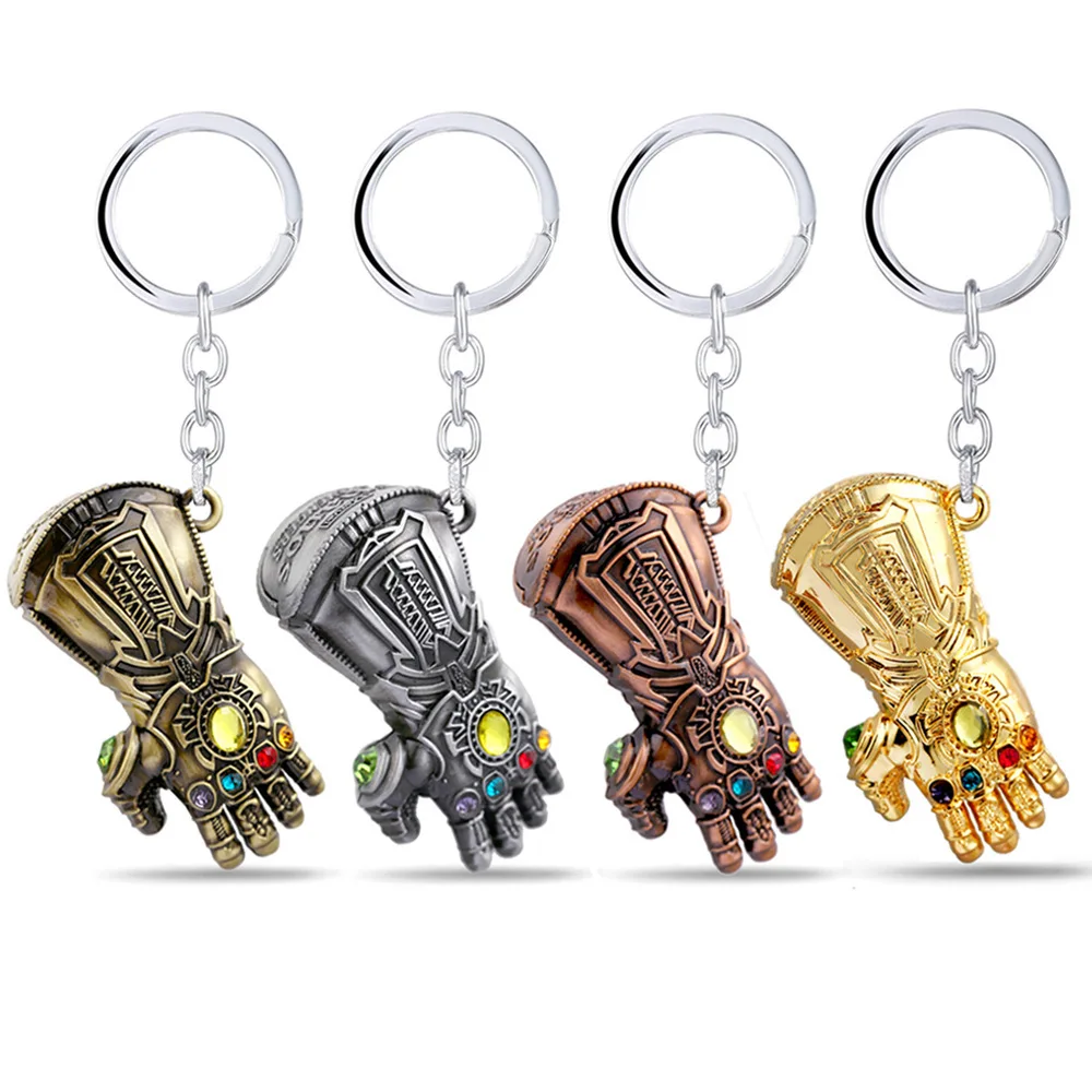 Marvel Avengers Infinity War Thanos Gloves Gold Keychains Infinity Gauntlet Keyring Pendants Action Figure Toys Doll 4 colors
Marvel Avengers Infinity War Thanos Gloves Gold Keychains Infinity Gauntlet Keyring Pendants Action Figure Toys Doll 4 colors