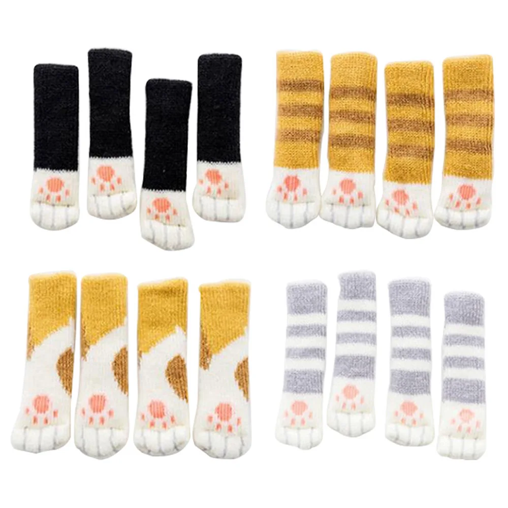Lovely 4Pcs Cat feet Chair Leg Table Foot Covers Floor Protectors Floral Kint doorknob Chair Cover sock
Lovely 4Pcs Cat feet Chair Leg Table Foot Covers Floor Protectors Floral Kint doorknob Chair Cover sock
