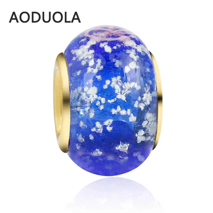 10 Pcs a Lot Glass Beads Ocean Blue color Luminous with Pink flower European Murano Czech Bead Fit For Pandora Charms Bracelet
10 Pcs a Lot Glass Beads Ocean Blue color Luminous with Pink flower European Murano Czech Bead Fit For Pandora Charms Bracelet