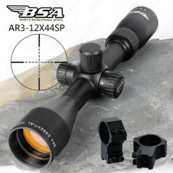 BSA Essential AR 3-12X44 SP Hunting Optics Riflescopes Side Parallax Mil Dot Reticle Air Gun Rifle Scope with Metal Lens Cover
BSA Essential AR 3-12X44 SP Hunting Optics Riflescopes Side Parallax Mil Dot Reticle Air Gun Rifle Scope with Metal Lens Cover