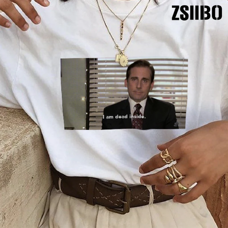 Summer I am dead inside Quote Funny T-shirt Office Michael Scott T-Shirt Unisex Tumblr Grunge Fashion Casual T-Shirt
Summer I am dead inside Quote Funny T-shirt Office Michael Scott T-Shirt Unisex Tumblr Grunge Fashion Casual T-Shirt