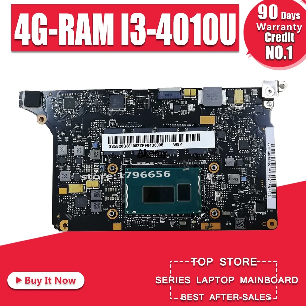 VIUU3 NM-A074 Laptop motherboard for Lenovo YOGA2 Pro Test original mainboard 4G-RAM I3-4010U
VIUU3 NM-A074 Laptop motherboard for Lenovo YOGA2 Pro Test original mainboard 4G-RAM I3-4010U