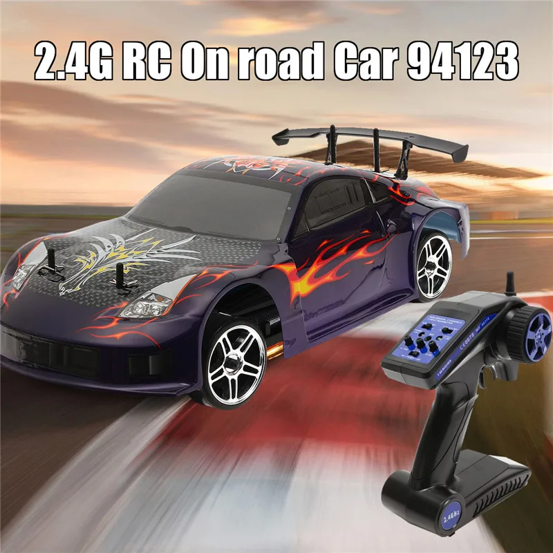 High Quality HSP 1/10 Flying Fish 1 Drifting 2.4G RC On Road Car 94123 1:10 Electric Four-wheel Drive RC Car w/ Transmitter
High Quality HSP 1/10 Flying Fish 1 Drifting 2.4G RC On Road Car 94123 1:10 Electric Four-wheel Drive RC Car w/ Transmitter