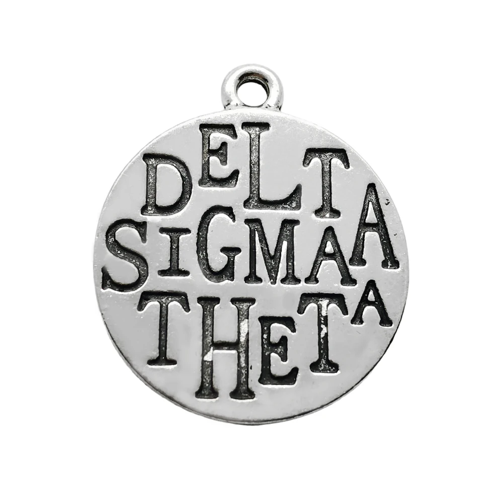 Fashion large size round metal letter nameplate charm DELTA SIGMA THETA greek society sorority jewelry DIY pendant
Fashion large size round metal letter nameplate charm DELTA SIGMA THETA greek society sorority jewelry DIY pendant