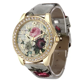 Retro Flower Dial Watches Women's Pu Leather Strap Analog Quartz Watch Women Casual Cheap Wrist Watches Relogio Feminino #YL5
Retro Flower Dial Watches Women's Pu Leather Strap Analog Quartz Watch Women Casual Cheap Wrist Watches Relogio Feminino #YL5