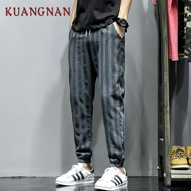 KUANGNAN Ankle-Length Cotton linen Pants Men Trousers Streetwear Pants Men Fashions Sweatpants 5XL Trousers Men Pants 2019 New
KUANGNAN Ankle-Length Cotton linen Pants Men Trousers Streetwear Pants Men Fashions Sweatpants 5XL Trousers Men Pants 2019 New