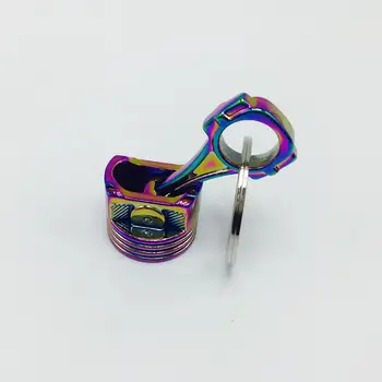 TOYIKIE New Neo Rainbow Big Piston Keychain Creative Accessories Auto Part Model Keyfob
TOYIKIE New Neo Rainbow Big Piston Keychain Creative Accessories Auto Part Model Keyfob