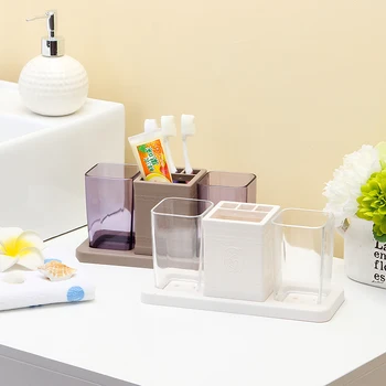 Creative Couple family home dual cup toothbrush holder suit toothbrush holder Organizer Bathroom Accessories
Creative Couple family home dual cup toothbrush holder suit toothbrush holder Organizer Bathroom Accessories