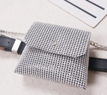 European Bling Full Rhinestone Women Waist Packs Fashion Elegant Ladies Street Crossbody Long Chain Shoulder Bag Mini Fanny Pack
European Bling Full Rhinestone Women Waist Packs Fashion Elegant Ladies Street Crossbody Long Chain Shoulder Bag Mini Fanny Pack