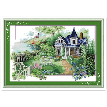 Green Village Printed Cross Stitch Diy Cross Stitch Kits Embroidery Needlework Sets Cross-Stitch Printed Cross Stitch Scenery
Green Village Printed Cross Stitch Diy Cross Stitch Kits Embroidery Needlework Sets Cross-Stitch Printed Cross Stitch Scenery
