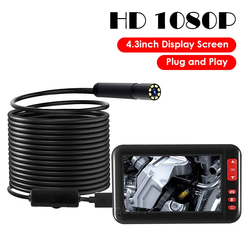 Mini Video Endoscope Camera HD 1080P USB Inspection Kamera Borescope Camcorder 8MM Flexible Micro Cam with Soft Cable 2M/5M/10M
Mini Video Endoscope Camera HD 1080P USB Inspection Kamera Borescope Camcorder 8MM Flexible Micro Cam with Soft Cable 2M/5M/10M