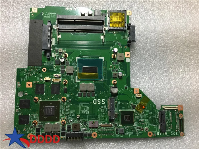 Оригинальная стандартная материнская плата для ноутбука MSI GE60 с процессором SR1Q0