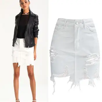 SupSindy Summer fashion White Short Skirt high waist slim Wild pencil skirts cotton irregular Ripped tassels Female casual Skirt
SupSindy Summer fashion White Short Skirt high waist slim Wild pencil skirts cotton irregular Ripped tassels Female casual Skirt