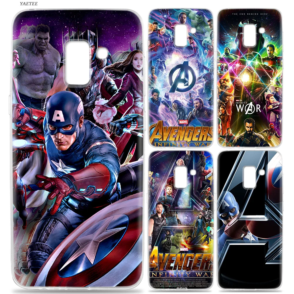 YAETEE Marvel Superheroes The Avengers Case for Samsung Galaxy J6 S9 S8 J8 J4 A6 A8 Plus J2 J3 J5 S7 S6 Edge 2018 2017 Note 9 8
YAETEE Marvel Superheroes The Avengers Case for Samsung Galaxy J6 S9 S8 J8 J4 A6 A8 Plus J2 J3 J5 S7 S6 Edge 2018 2017 Note 9 8