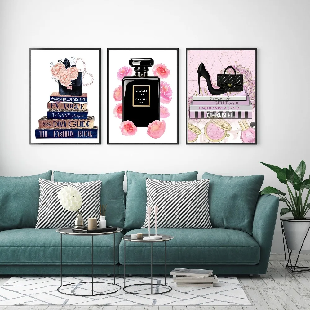 Modern Home Decor Paris Perfume Rose Fashion Poster And Prints Wall Art Canvas Painting Watercolor Wall Pictures For Living Room
Modern Home Decor Paris Perfume Rose Fashion Poster And Prints Wall Art Canvas Painting Watercolor Wall Pictures For Living Room