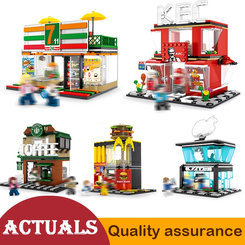 8 Styles Sembo Street View Phone Flower Coffee McDonaldINGlys Store Building Blocks Model Compatible legoed Architecture Shop
8 Styles Sembo Street View Phone Flower Coffee McDonaldINGlys Store Building Blocks Model Compatible legoed Architecture Shop
