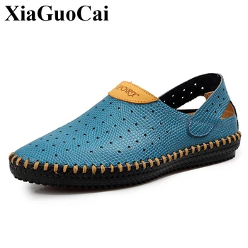 Genuine Leather Men Sandals Large Size Causal Shoes Summer Breathable Hollow Loafers Retro Solid Adult Male Outdoor Sandals Soft
Genuine Leather Men Sandals Large Size Causal Shoes Summer Breathable Hollow Loafers Retro Solid Adult Male Outdoor Sandals Soft