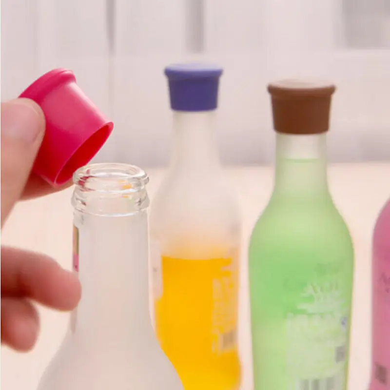 1pc Silicone Wine Bottle Stoppers Keep Vacuum Sealed Kitchen Bar Tools Spout Liquor Flow Stopper Pour Cap Bottle Cover
1pc Silicone Wine Bottle Stoppers Keep Vacuum Sealed Kitchen Bar Tools Spout Liquor Flow Stopper Pour Cap Bottle Cover