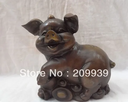 00541 8" Chinese Zodiac Bronze Animals Sculpture Wealth YuanBao HanZi Fu Big Statue
00541 8" Chinese Zodiac Bronze Animals Sculpture Wealth YuanBao HanZi Fu Big Statue