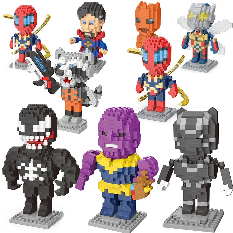 Diamond NO compatible Marvel The Avengers 4 mini blocks Thanos Infinity war 3 nano super heroes brickheadz venom
Diamond NO compatible Marvel The Avengers 4 mini blocks Thanos Infinity war 3 nano super heroes brickheadz venom