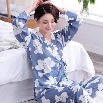 New Spring Autumn Pyjamas Women Pijamas Mujer Cotton Print Lady Pajamas Sets Femme Long Sleeve Sleepwear Female Homewear 
New Spring Autumn Pyjamas Women Pijamas Mujer Cotton Print Lady Pajamas Sets Femme Long Sleeve Sleepwear Female Homewear