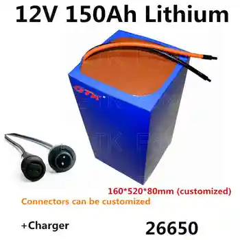 Rechargeable 26650 12V 150Ah lithium liion battery pack for Solar panel solar energy storage RV Engine Starting Battery+Charger
Rechargeable 26650 12V 150Ah lithium liion battery pack for Solar panel solar energy storage RV Engine Starting Battery+Charger