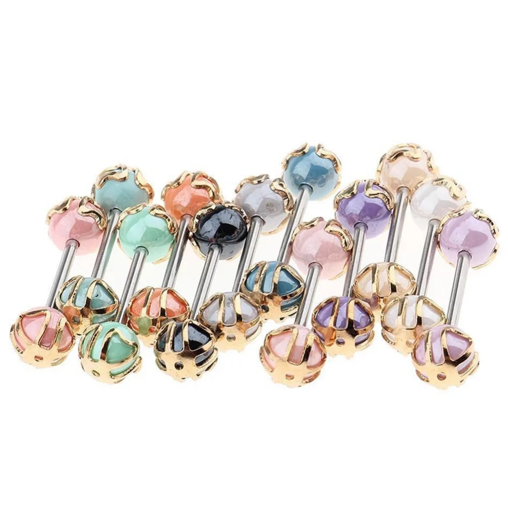 Real Nose Ring Belly Piercing Mix Color Acrylic Tongue Rings 1.2*16mm Barbell Piercing Fashion Jewelry Body For Women Men
Real Nose Ring Belly Piercing Mix Color Acrylic Tongue Rings 1.2*16mm Barbell Piercing Fashion Jewelry Body For Women Men