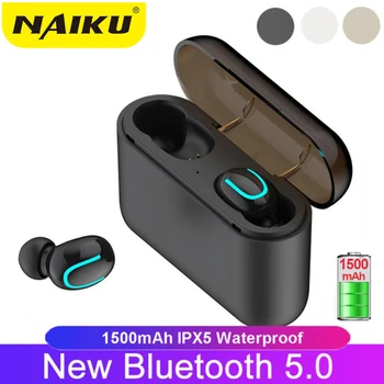 NAIKU Wireless Headphones 5.0 Stereo Earbuds Bluetooth Earphone Headphones TWS Wireless Bluetooth Headset with Charging Box
NAIKU Wireless Headphones 5.0 Stereo Earbuds Bluetooth Earphone Headphones TWS Wireless Bluetooth Headset with Charging Box