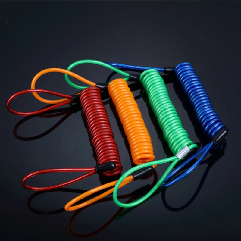 Stretch length 120cm icycle Lock Reminder Elastic Rope Anti Theft Bike Motorcycle Scooter Spring Cable Wire 4 color
Stretch length 120cm icycle Lock Reminder Elastic Rope Anti Theft Bike Motorcycle Scooter Spring Cable Wire 4 color