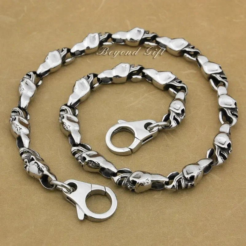 Punk Fashion Waist Pendant Solid 316L Stainless Steel Cool Men's Biker Domineering Skull Wallet Chain 5T006WC -- 14"~36"
Punk Fashion Waist Pendant Solid 316L Stainless Steel Cool Men's Biker Domineering Skull Wallet Chain 5T006WC -- 14"~36"