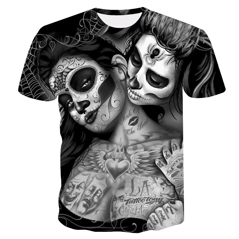 Masked 2018 New 3D t shirt Woman Men Skull tshirt Print Peking Opera Summer Tops Casual Tee shirt Short Sleeve Streetwear hallow
Masked 2018 New 3D t shirt Woman Men Skull tshirt Print Peking Opera Summer Tops Casual Tee shirt Short Sleeve Streetwear hallow