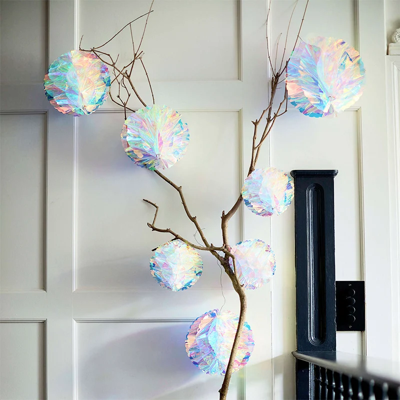 3Pcs Rainbow film laser plastic colorful gradient Party paper flower ball honeycomb party wedding Birthday Home decor Supplies
3Pcs Rainbow film laser plastic colorful gradient Party paper flower ball honeycomb party wedding Birthday Home decor Supplies