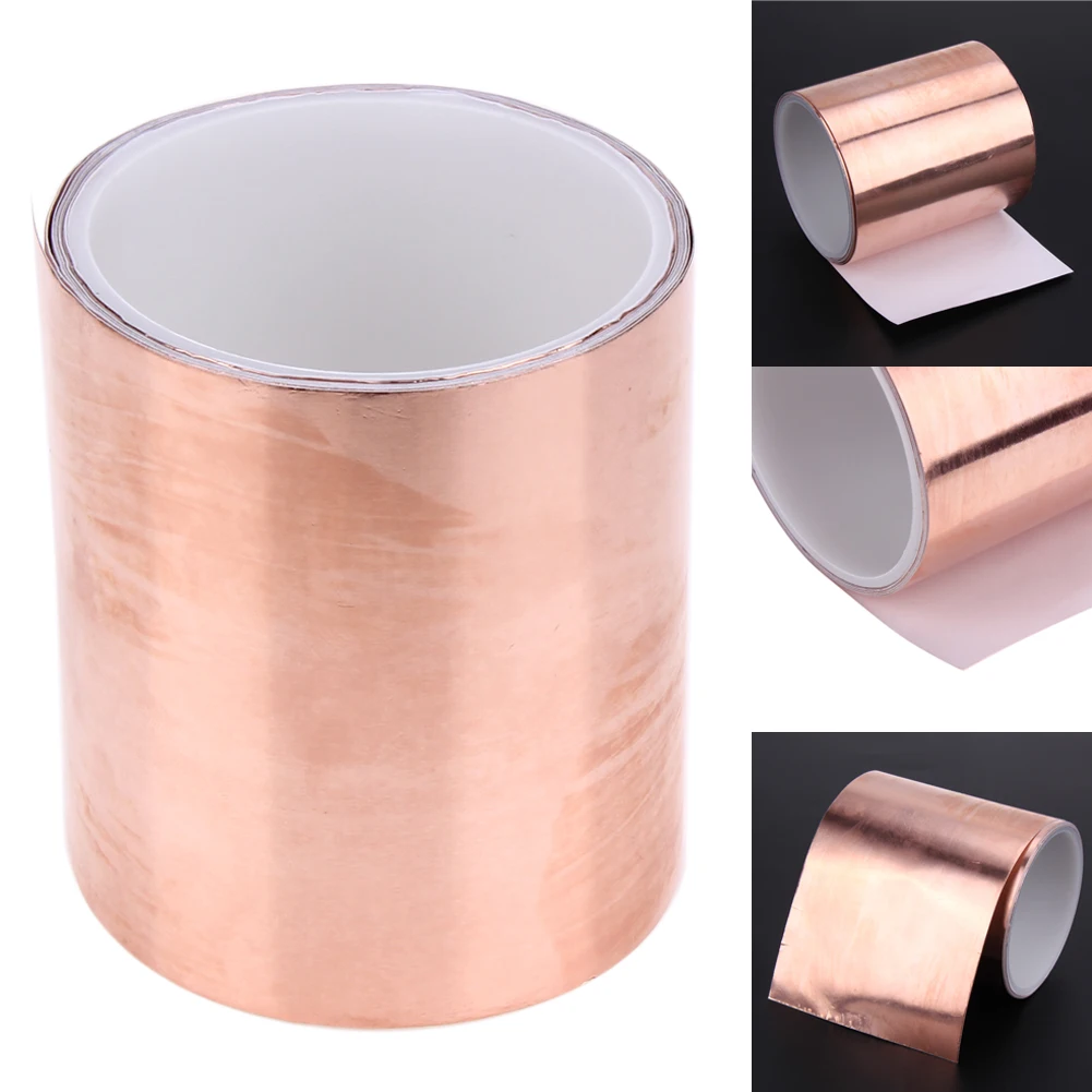 3mx10cm High Tension Double Conductive Adhesive EMI Shielding Copper Foil Tape Heat-insulated Electrical Hardware Accessories
3mx10cm High Tension Double Conductive Adhesive EMI Shielding Copper Foil Tape Heat-insulated Electrical Hardware Accessories
