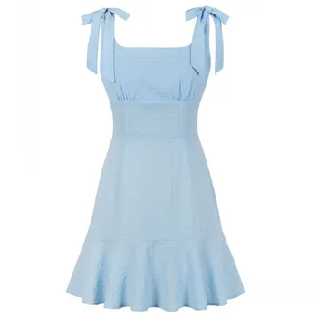 Elegant Women Cotton Mini Dress Sleeveless Backless Summer Dress Sleek Sexy Party Lady Dress Vestidos 2019 Summer Dress
Elegant Women Cotton Mini Dress Sleeveless Backless Summer Dress Sleek Sexy Party Lady Dress Vestidos 2019 Summer Dress